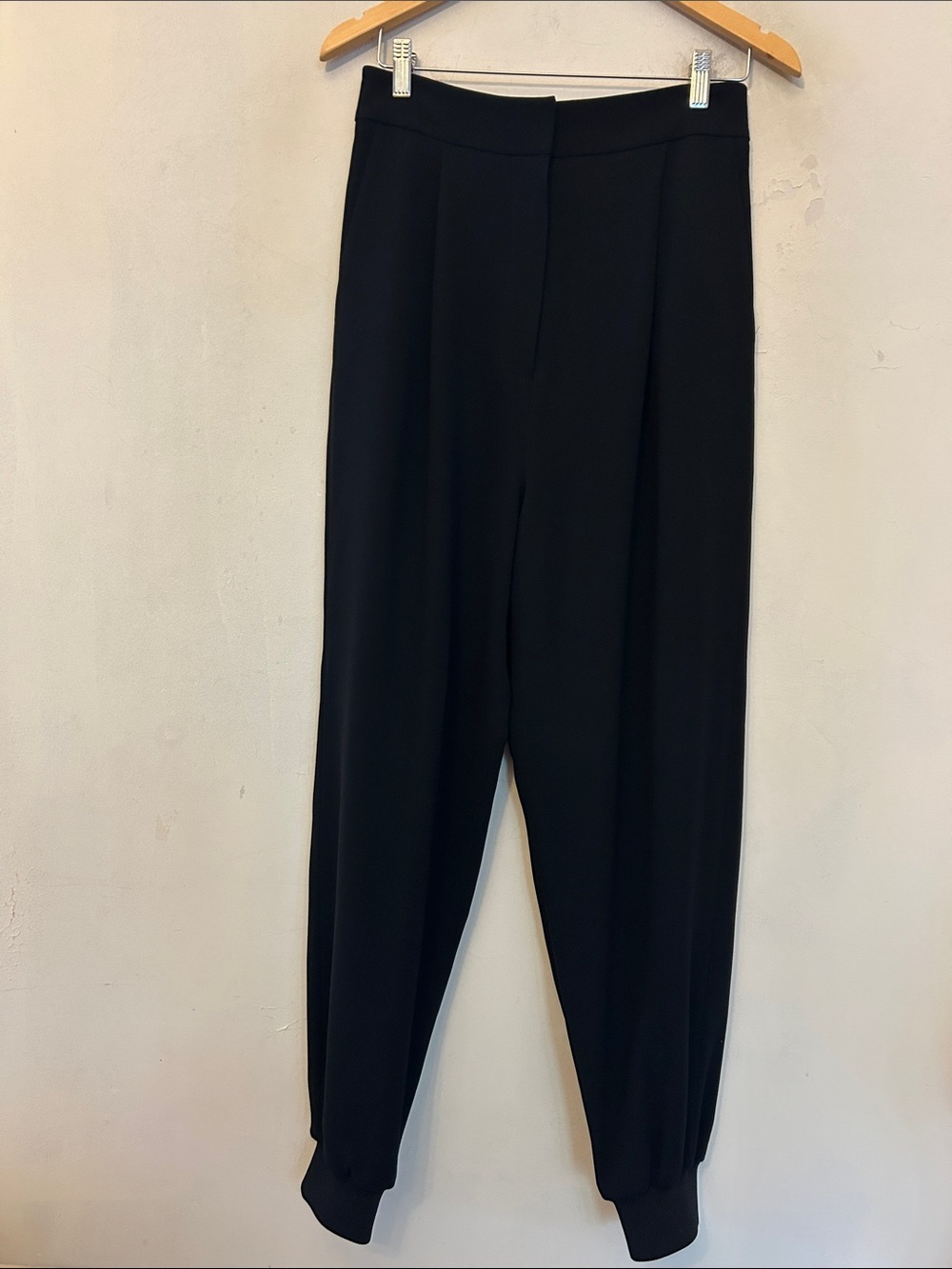 TIBI high waisted black pleated pants Size 6 NWT